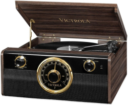 Victrola VTA-240B Gramofon hnědý