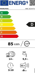 WHIRLPOOL WBC 3C34 PF X