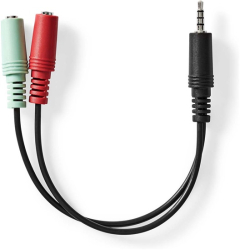 Nedis Audio Kabel 0,2m CAGB22150BK02