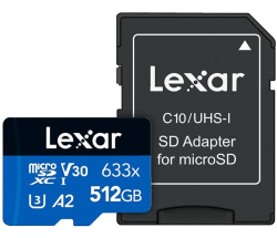 Lexar 512GB 633x microSDXC™ UHS-I karta