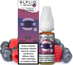 Liquid ELFLIQ Nic SALT Blueberry Sour Raspberry 10ml - 10mg