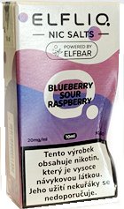 Liquid ELFLIQ Nic SALT Blueberry Sour Raspberry 10ml - 20mg - II.Jakost