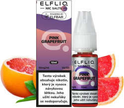 Liquid ELFLIQ Nic SALT Pink Grapefruit 10ml - 10mg