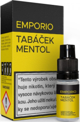 Liquid EMPORIO Tabáček - Mentol 10ml - 12mg