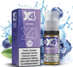 Liquid X4 Bar Juice - Borůvka (Blueberry) 10ml - 20mg