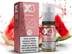 Liquid X4 Bar Juice - Vodní meloun (Watermelon) 10ml - 20mg