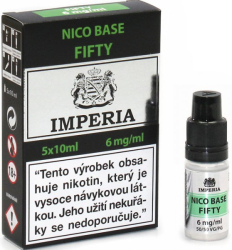 Nikotinová báze IMPERIA Fifty PG50-VG50 5x10ml-6mg 