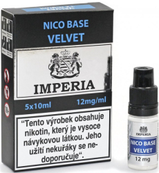 Nikotinová báze IMPERIA Velvet PG20-VG80 5x10ml-12mg 