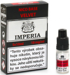 Nikotinová báze IMPERIA Velvet PG20-VG80 5x10ml-18mg 