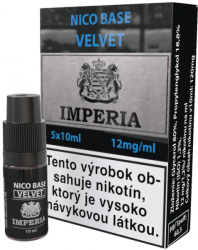 Nikotinová báze SK IMPERIA Velvet 5x10ml PG20-VG80 12mg