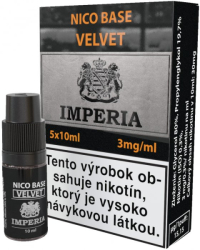 Nikotinová báze SK IMPERIA Velvet 5x10ml PG20-VG80 3mg