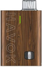 Uwell Havok R Pod elektronická cigareta 950mAh Brown Wood